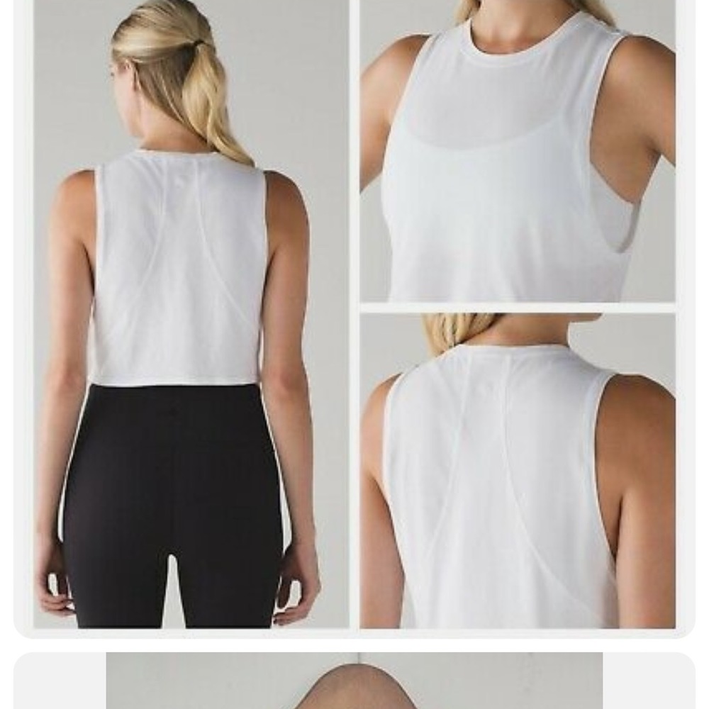 White Sleeveless Women's Top